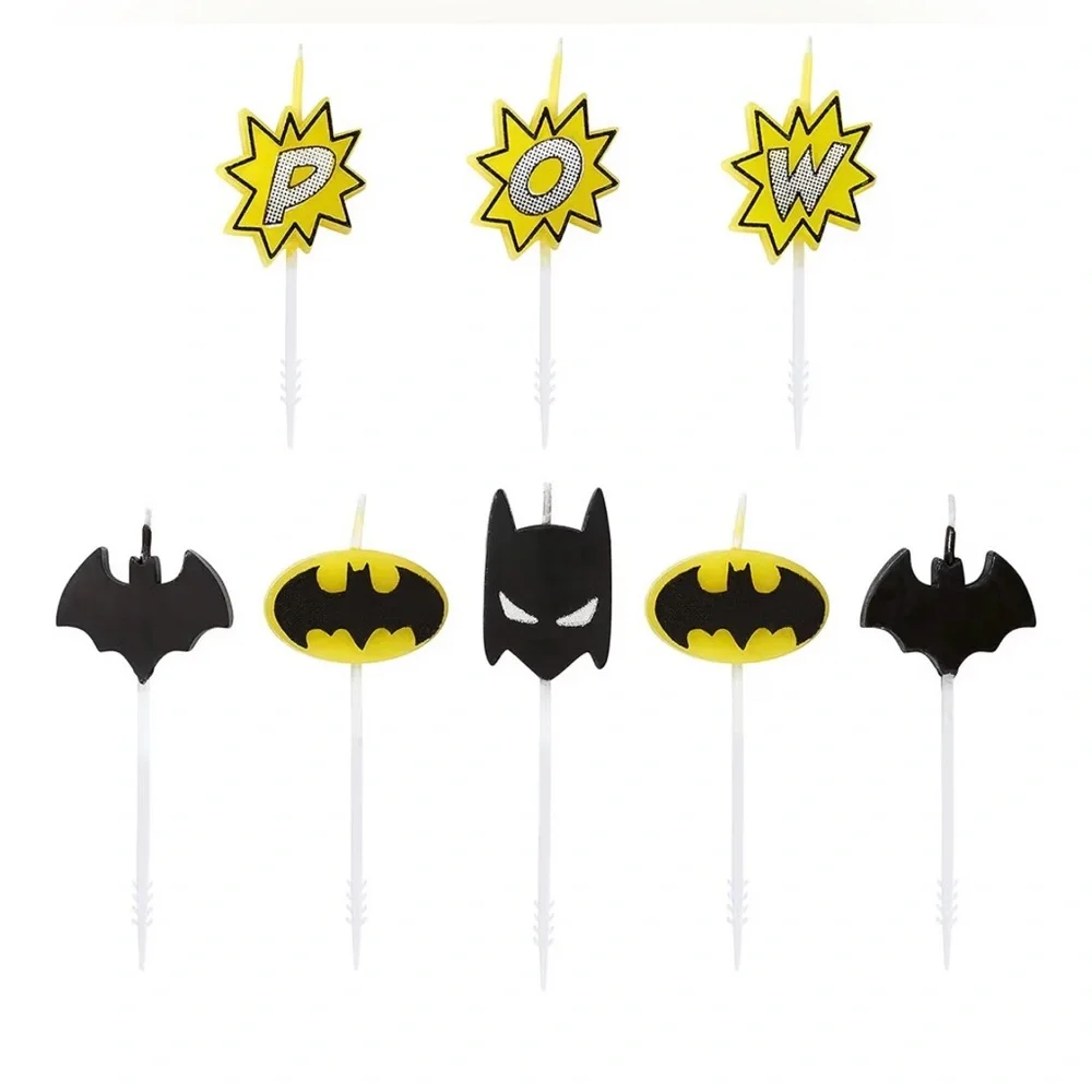 🆕Papyrus Batman Cupcake Candles